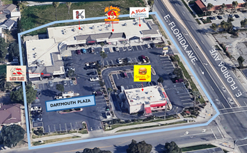 3330 E Florida Ave, Hemet, CA - AERIAL  map view