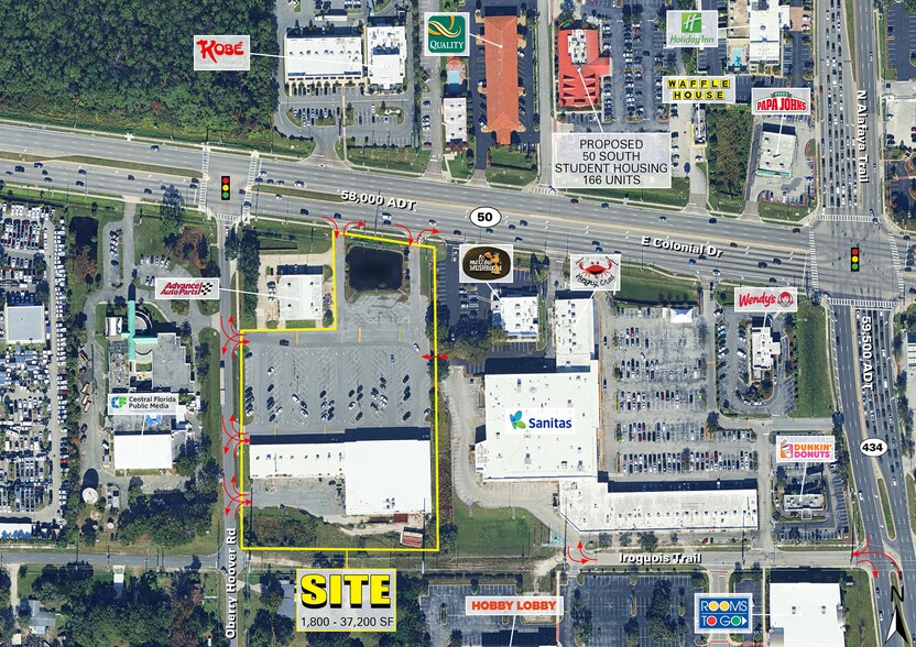 11618 E Colonial Dr, Orlando, FL à louer - Photo du bâtiment - Image 2 de 3