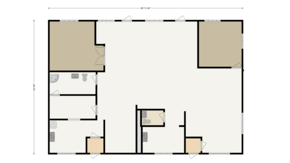 75 E Division St, Mundelein, IL à louer - Plan d  tage - Image 2 de 17