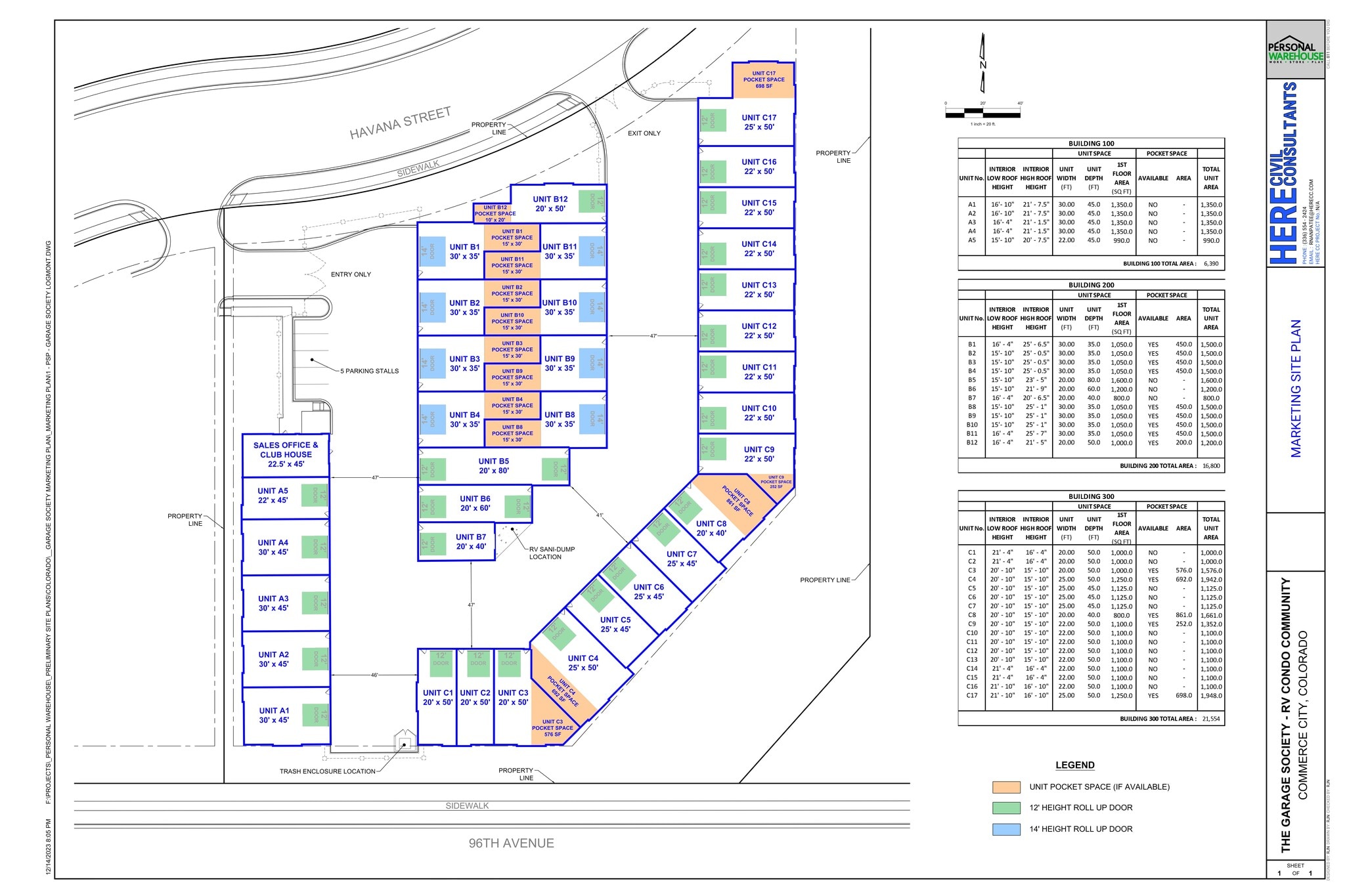 9658 Havana St, Commerce City, CO for lease Site Plan- Image 1 of 3
