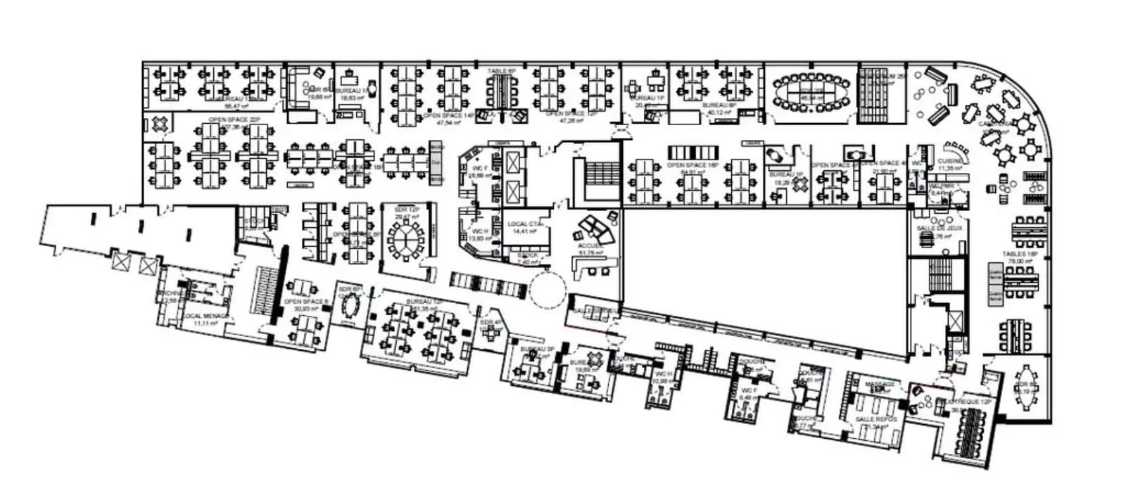 8-30 Terrasse Bellini, Puteaux, HDS 92800 - Unit 36 - - Floor Plan - Image 1 of 5