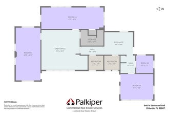 640 N Semoran Blvd, Orlando, FL for lease Floor Plan- Image 1 of 7