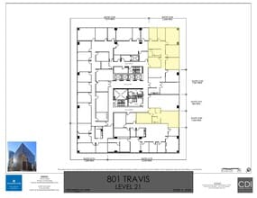 801 Travis St, Houston, TX for lease Floor Plan- Image 1 of 1