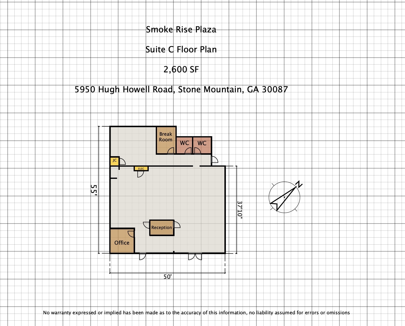 5950 Hugh Howell Rd, Stone Mountain, GA à louer Plan d  tage- Image 1 de 3