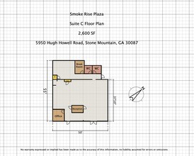 5950 Hugh Howell Rd, Stone Mountain, GA à louer Plan d  tage- Image 1 de 3