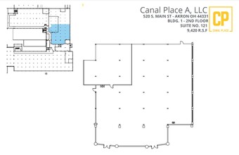 540 S Main St, Akron, OH à louer Plan d  tage- Image 1 de 1