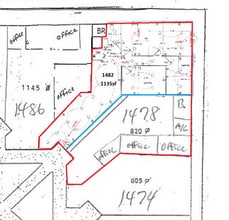 1462-1496 3rd St S, Jacksonville Beach, FL à louer Plan d’étage- Image 1 de 13