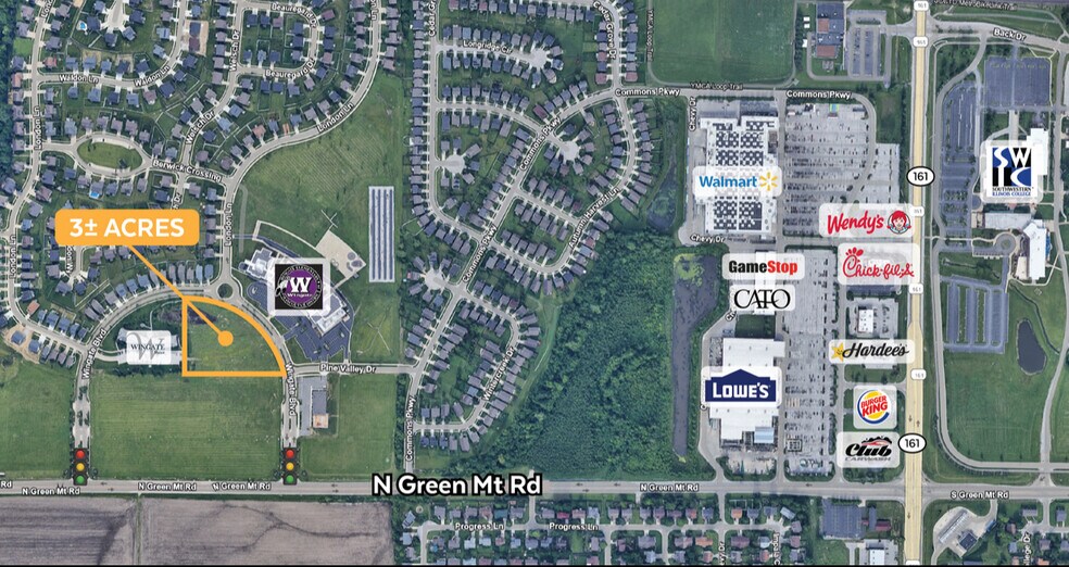 151 Wingate Blvd, Belleville, IL à vendre - Aérien - Image 2 de 3