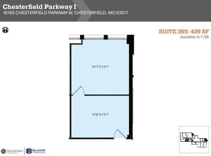 16100 Chesterfield Pky W, Chesterfield, MO for lease Floor Plan- Image 1 of 1