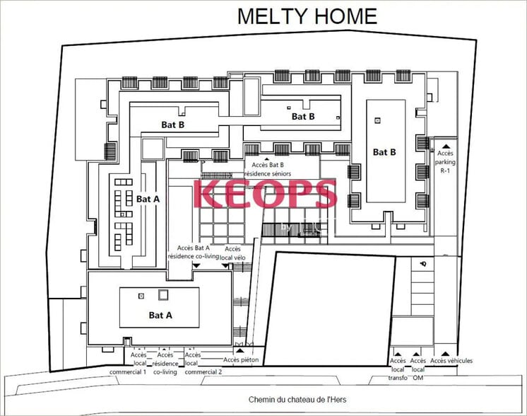 Commerce de détail dans Toulouse à louer - Plan de site - Image 3 de 6