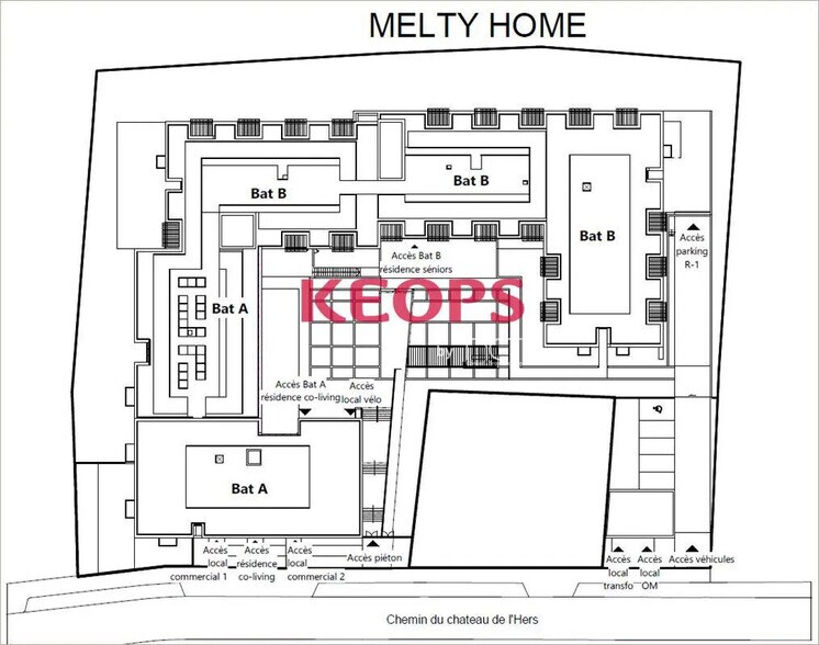Retail in Toulouse for lease - Site Plan - Image 3 of 6