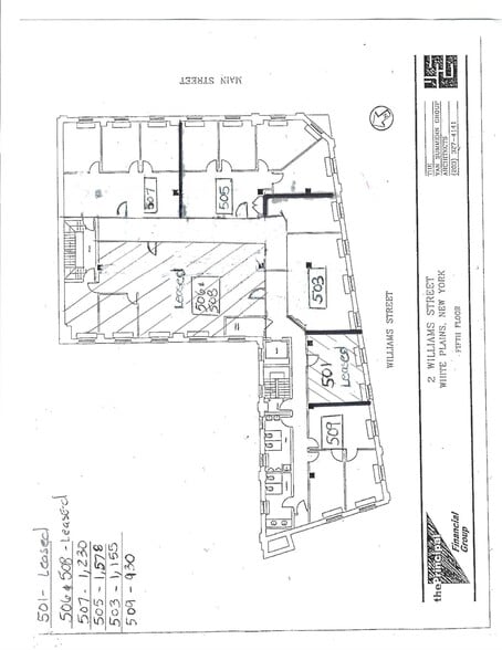 2 William St, White Plains, NY for lease - Site Plan - Image 3 of 4