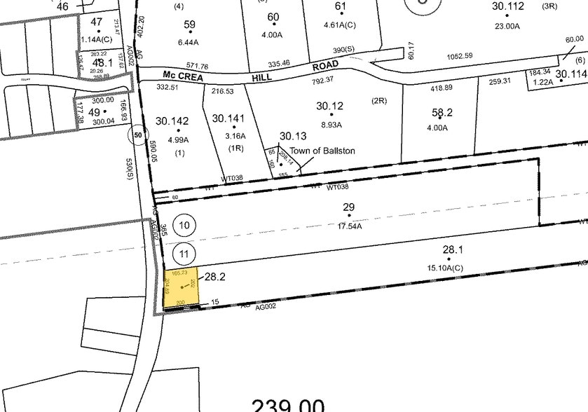 1252 Saratoga Rd, Ballston Spa, NY for sale - Plat Map - Image 2 of 23
