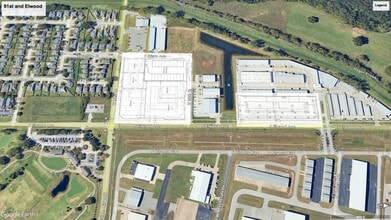 South Elwood Ave, Tulsa, OK - Aérien  Vue de la carte