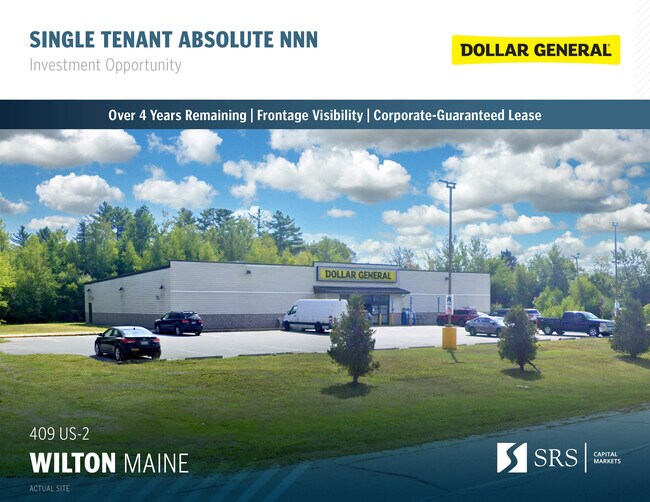 More details for 409 US Route 2 E, Wilton, ME - Retail for Sale