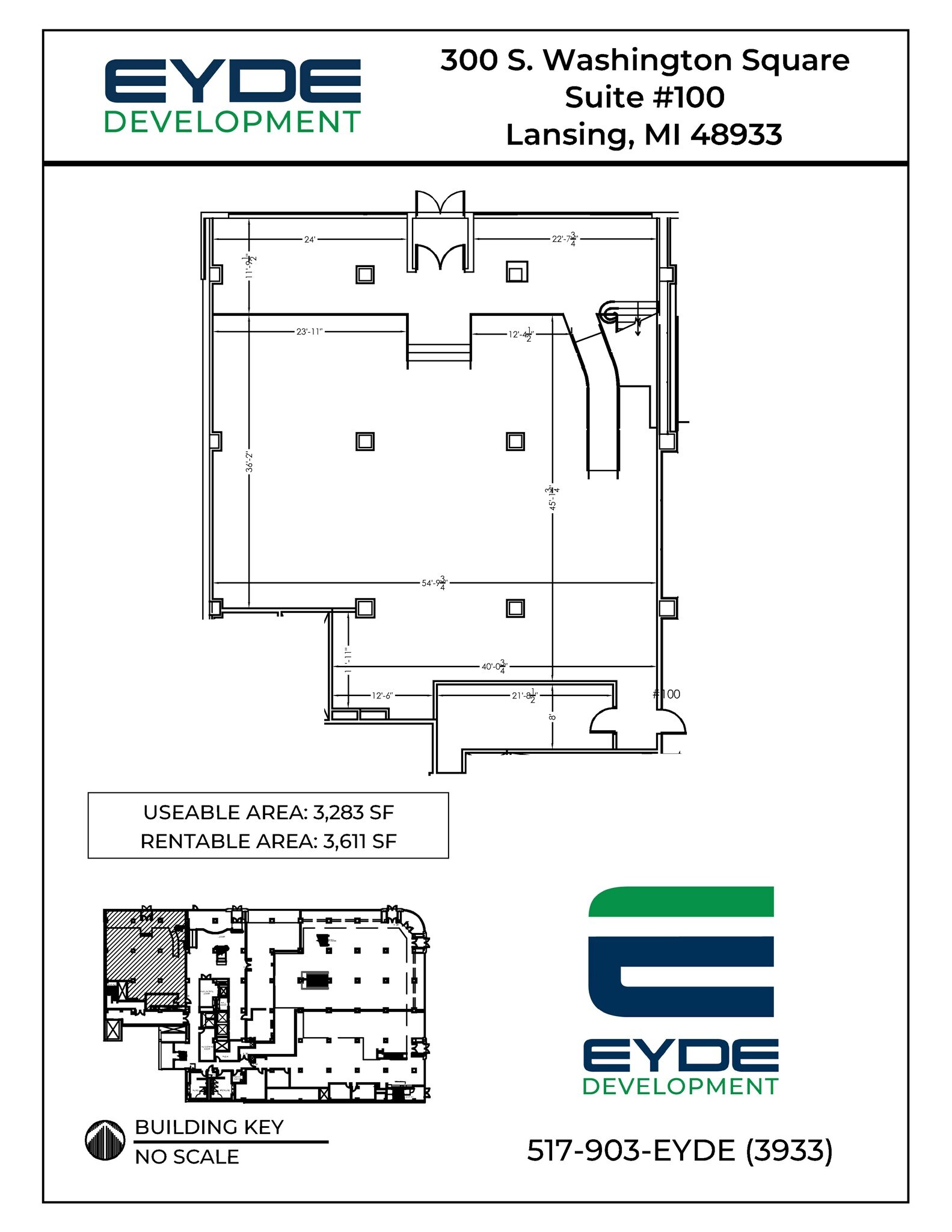 300 S Washington Sq, Lansing, MI for lease Site Plan- Image 1 of 1