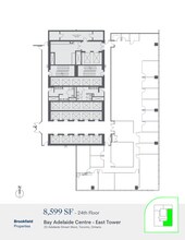 22 Adelaide St W, Toronto, ON à louer Plan d’étage- Image 1 de 1