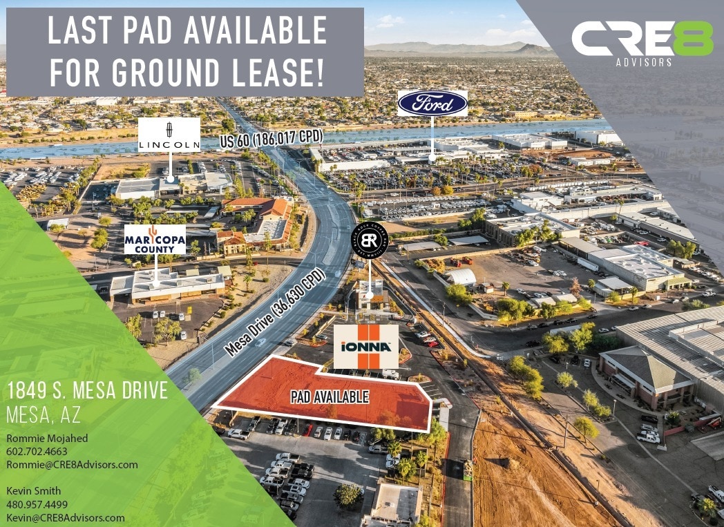 1849 S Mesa Dr, Mesa, AZ for lease Building Photo- Image 1 of 6