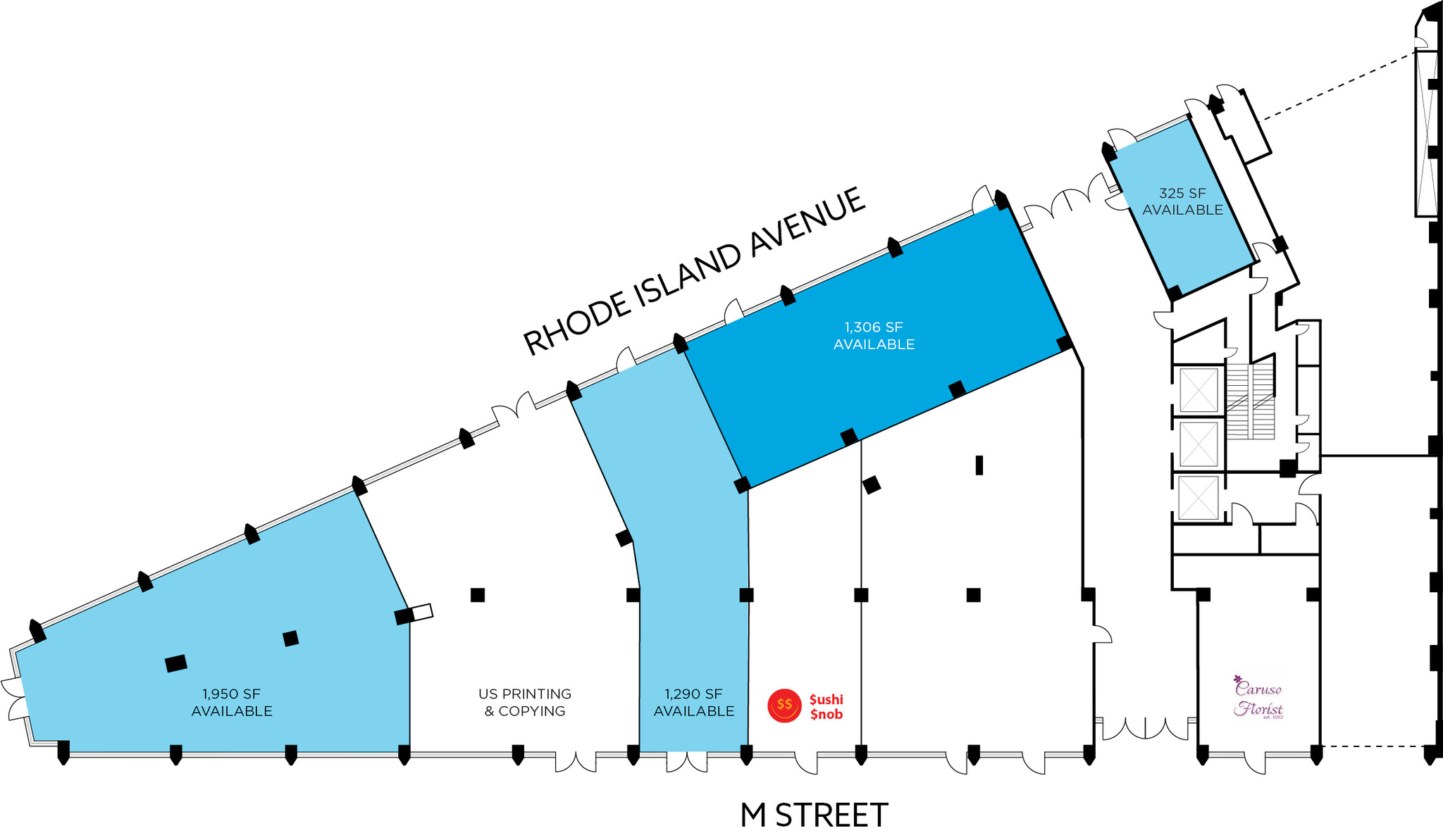 1730 Rhode Island Ave NW, Washington, DC à louer Plan d’étage- Image 1 de 1