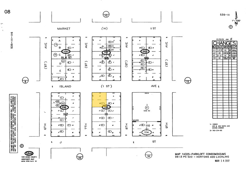 701 Island Ave, San Diego, CA à louer - Plan cadastral - Image 2 de 11