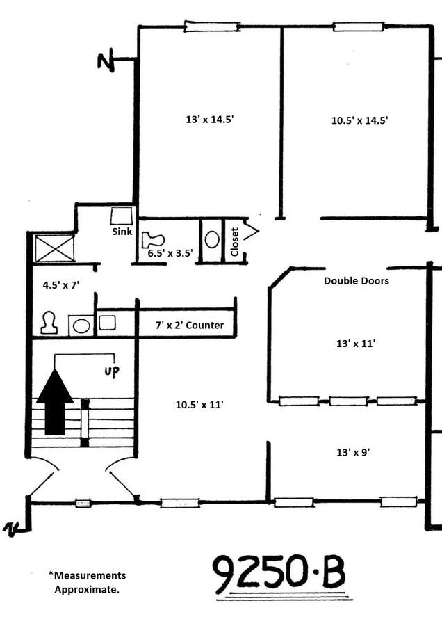 9250-9254 Mosby St, Manassas, VA 20110 - Unité 9250 B - - Plan d’étage - Image 1 of 8