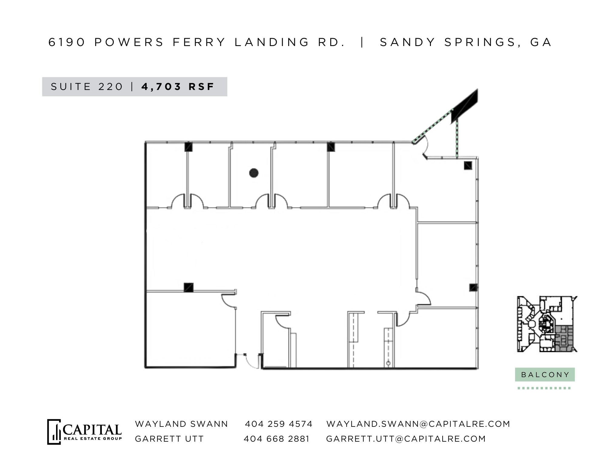 6190 Powers Ferry Landing Rd, Atlanta, GA à louer Plan d’étage- Image 1 de 1