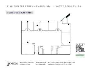 6190 Powers Ferry Landing Rd, Atlanta, GA à louer Plan d’étage- Image 1 de 1