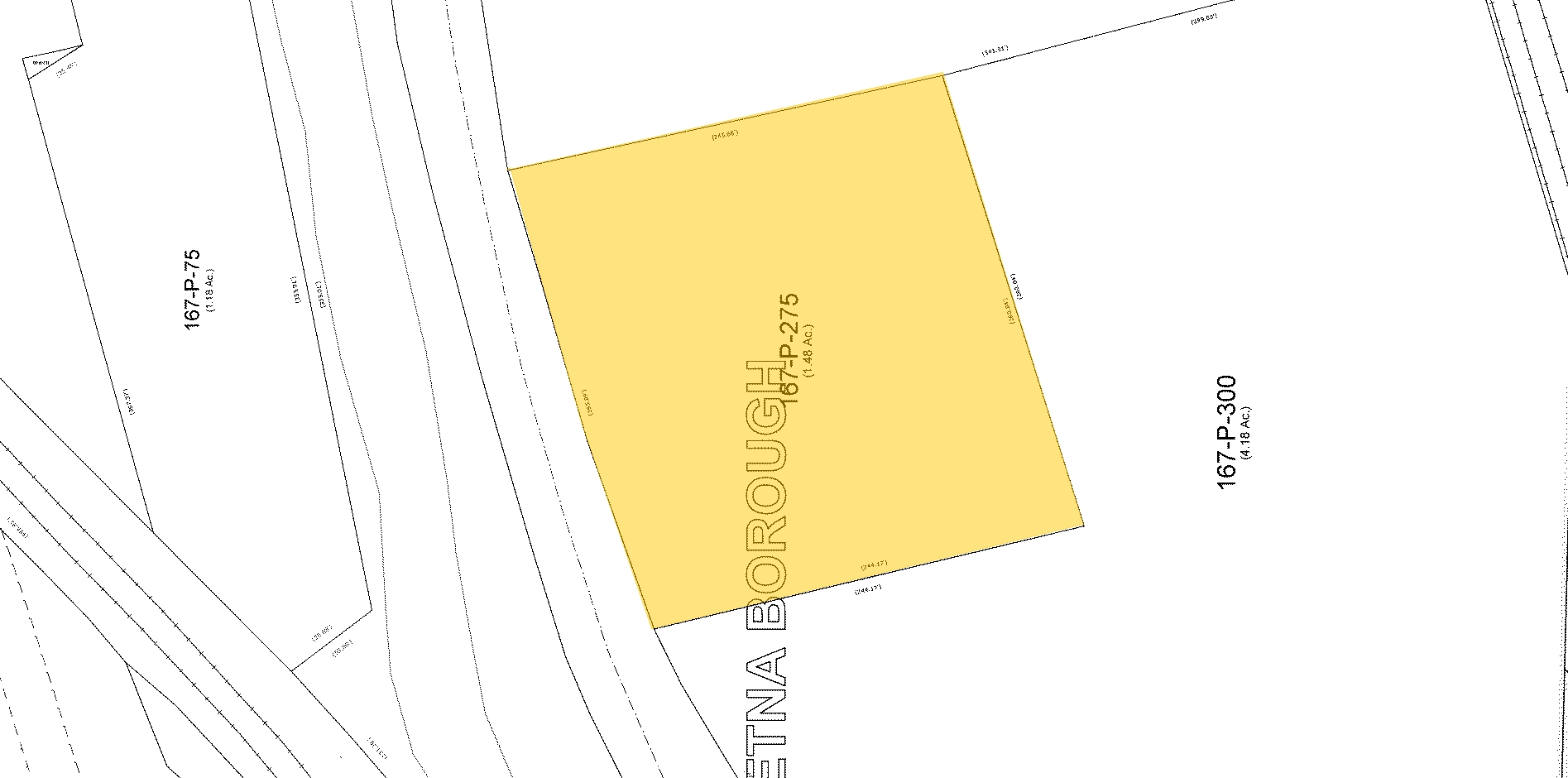 200 Poplar St, Pittsburgh, PA à louer Plan cadastral- Image 1 de 2