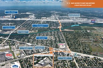 2502 Harry Wurzbach Rd, San Antonio, TX - AÉRIEN Vue de la carte - Image1