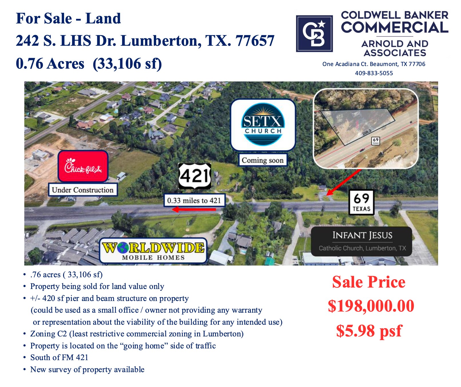 242 S Lhs Dr, Lumberton, TX à vendre Photo du bâtiment- Image 1 de 1