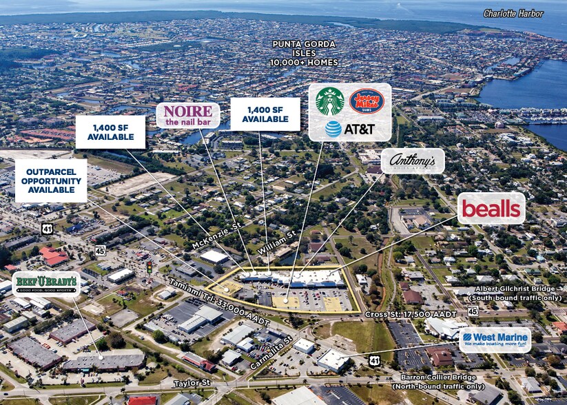 615 Cross St, Punta Gorda, FL à louer - Aérien - Image 2 de 4