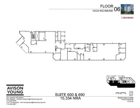 10333 Richmond Ave, Houston, TX à louer Plan d  tage- Image 2 de 5