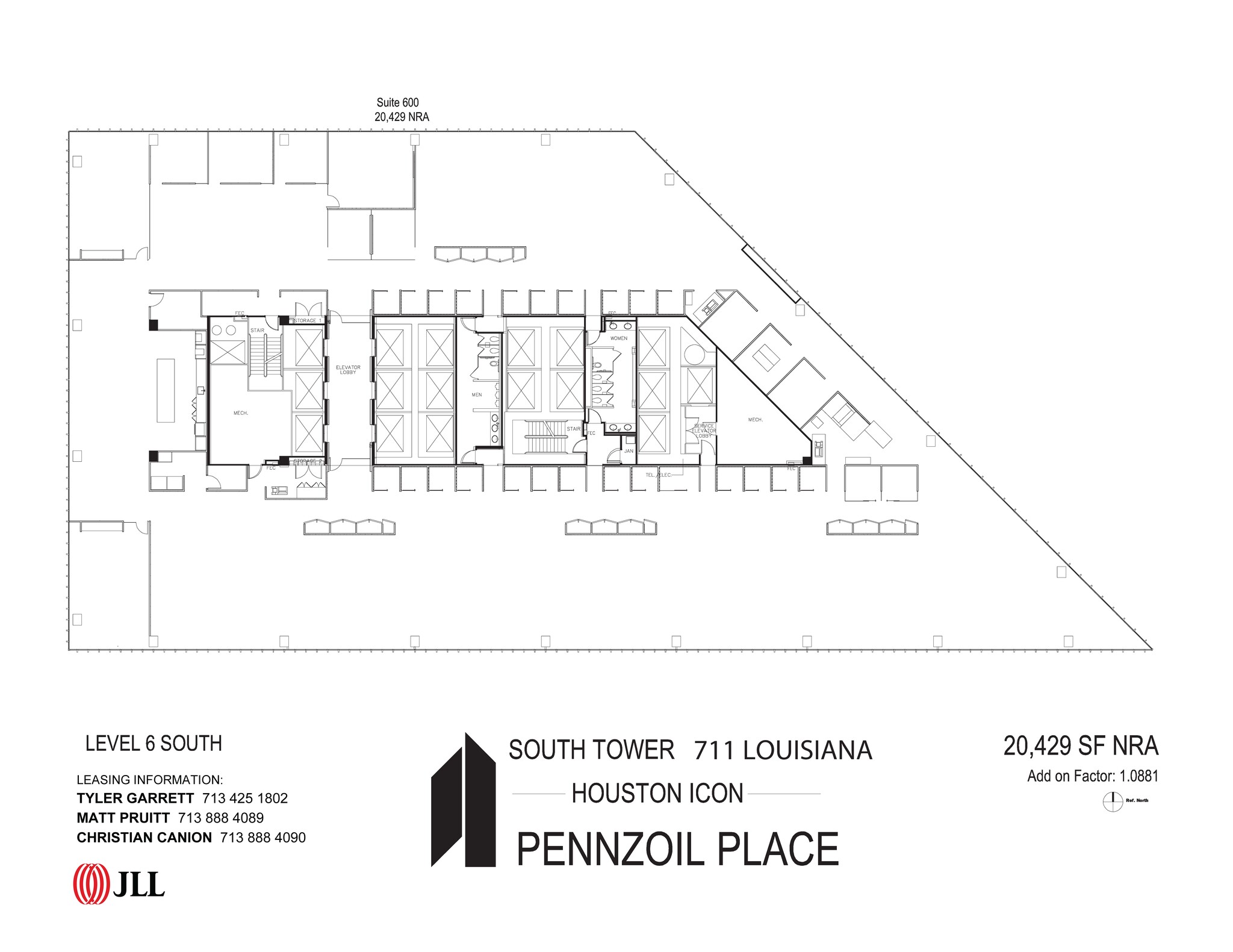 711 Louisiana St, Houston, TX for lease Floor Plan- Image 1 of 1