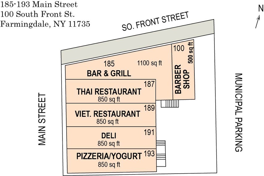 185-193 Main St, Farmingdale, NY à vendre - Photo du b timent - Image 2 de 5