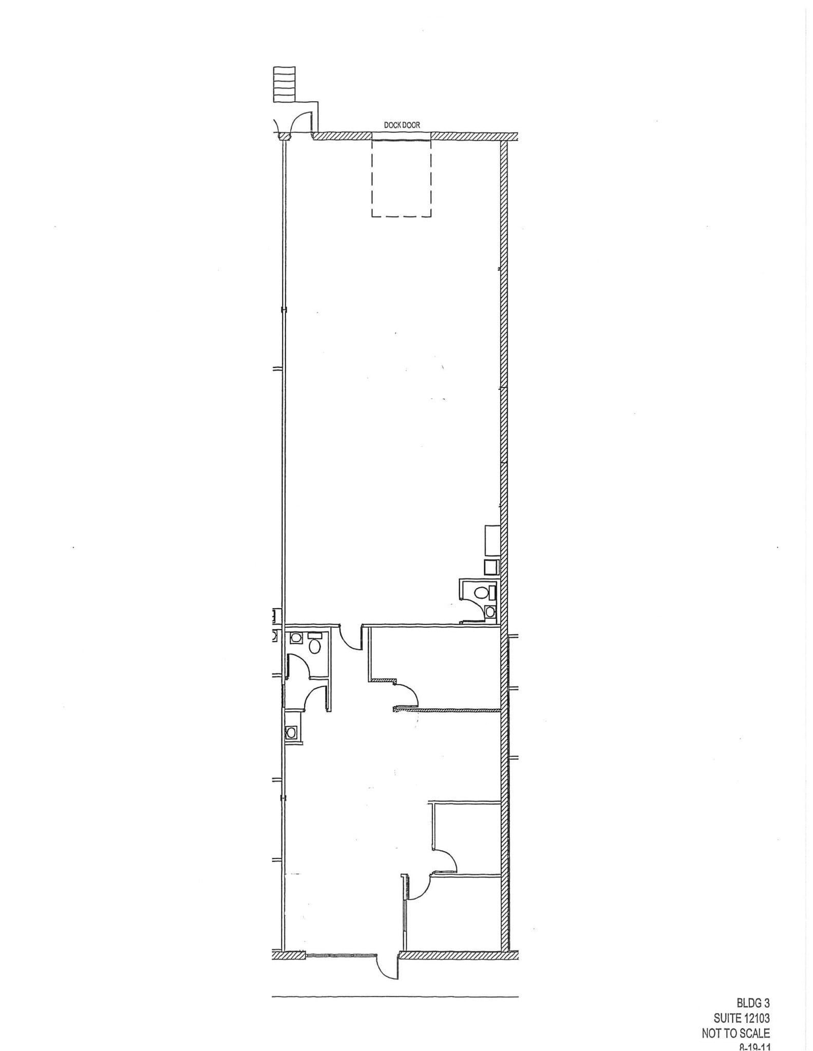 12101-12109 12th Ave S, Burnsville, MN à louer Plan d’étage- Image 1 de 3