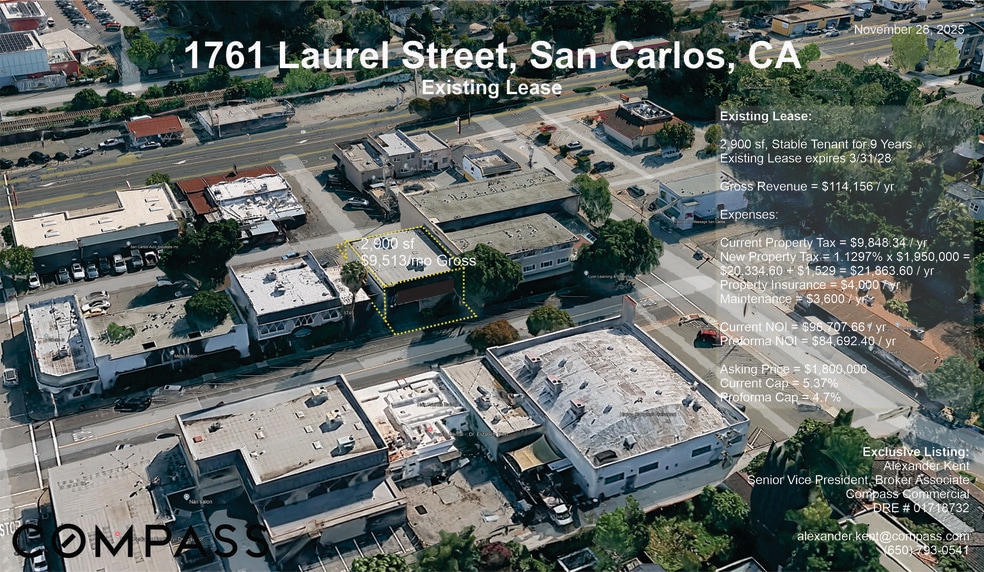 1761 Laurel St, San Carlos, CA for sale - Building Photo - Image 3 of 11