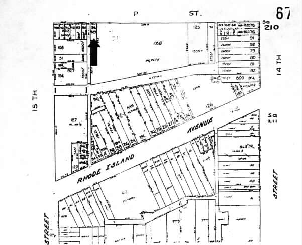 1450 P St NW, Washington, DC for lease - Plat Map - Image 2 of 23