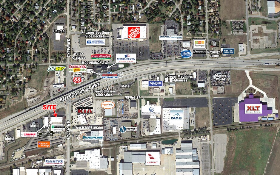 8909 W Kellogg Dr, Wichita, KS à louer - Photo du bâtiment - Image 3 de 16