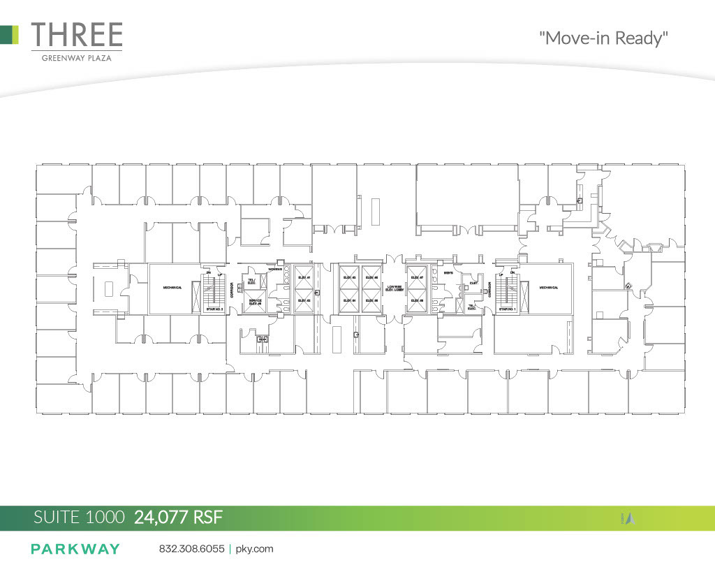 3 Greenway Plz, Houston, TX à louer Plan d  tage- Image 1 de 4