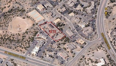 435 Saint Michaels Dr, Santa Fe, NM - Aerial map view