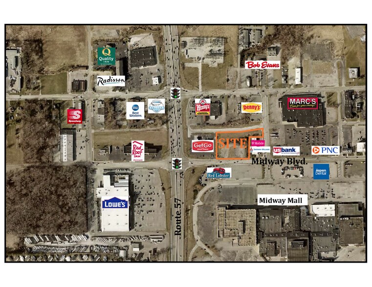 529 Midway Blvd, Elyria, OH à louer - Photo du bâtiment - Image 1 de 3