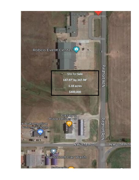 1745 Piedmont N rd, Piedmont, OK for sale - Site Plan - Image 2 of 2