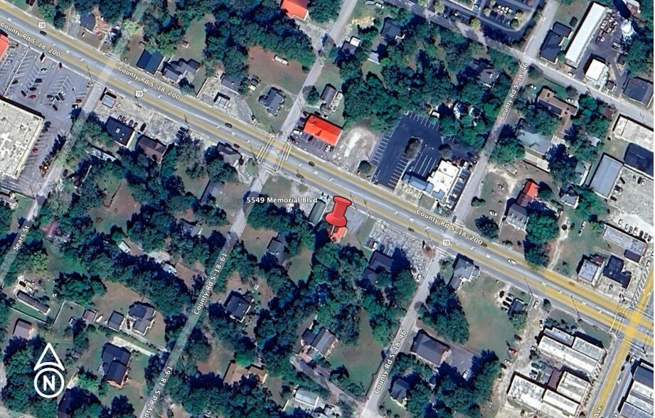 5549 Memorial Blvd, Saint George, SC for sale - Aerial - Image 2 of 2