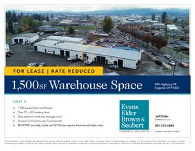 495 Highway 99 N, Eugene, OR for lease Interior Photo- Image 2 of 5