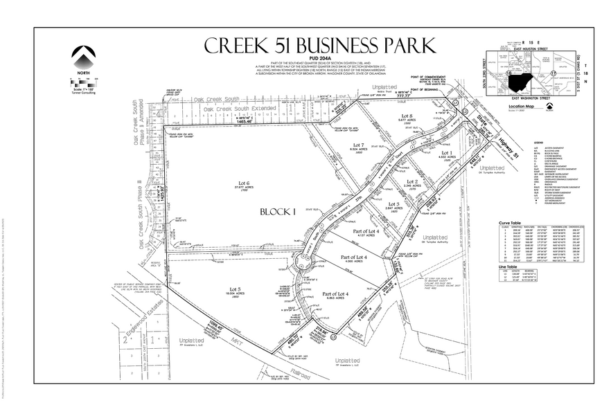 Highway 51 & Creek Turnpike, Broken Arrow, OK à vendre - Plan cadastral - Image 1 de 1