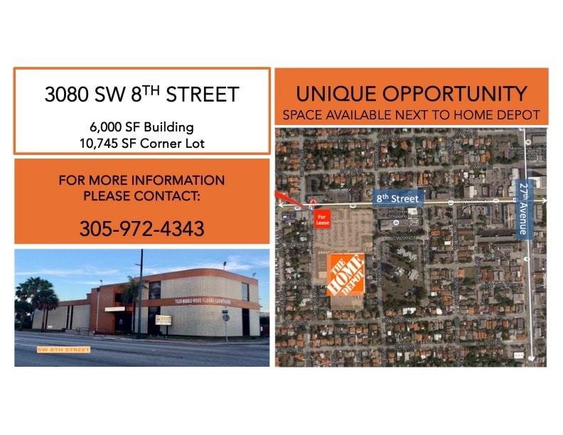 3090 SW 8th St, Miami, FL for lease Building Photo- Image 1 of 1