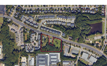 1400 Center St, Apex, NC - AERIAL  map view - Image1