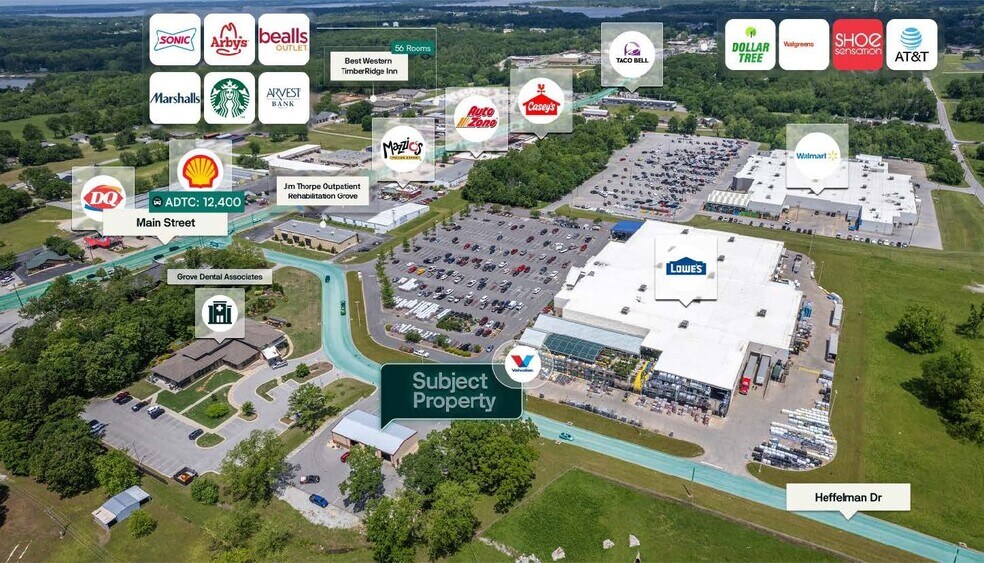 81 Heffelman Dr, Grove, OK à vendre - Aérien - Image 2 de 2