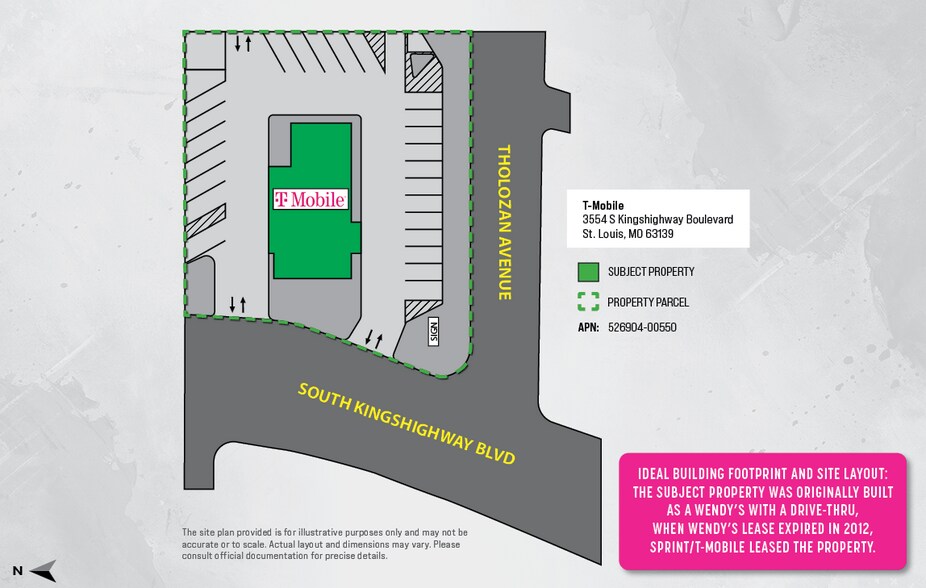 3554 S Kingshighway Blvd, Saint Louis, MO à vendre - Plan de site - Image 2 de 4