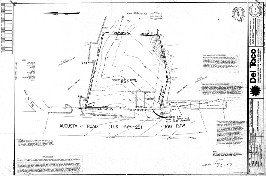 4297 Augusta Rd, Greenville, SC à louer - Plan cadastral - Image 2 de 5
